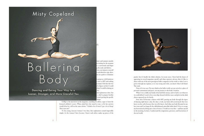 Misty Copeland's book Ballerina Body