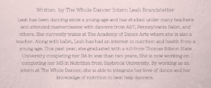 Leah Brandstetter Bio