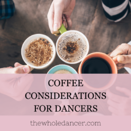 coffee for dancers and athletes