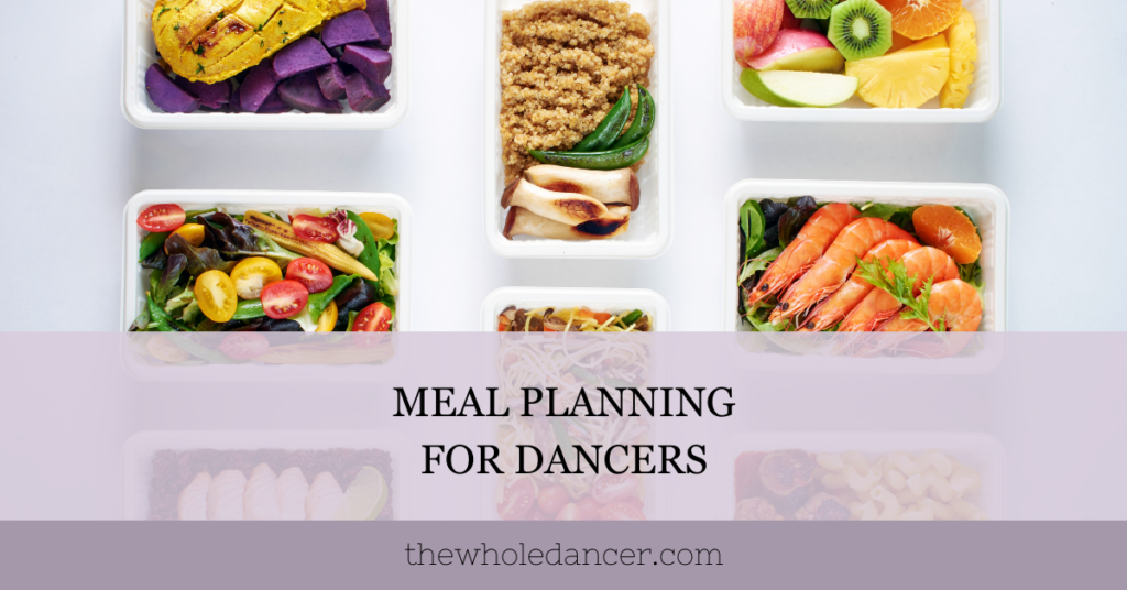 meal planning for dancers