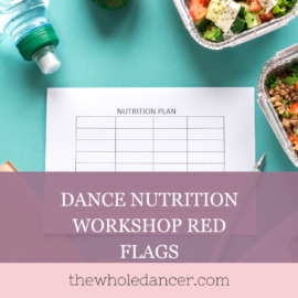 dance nutrition workshop