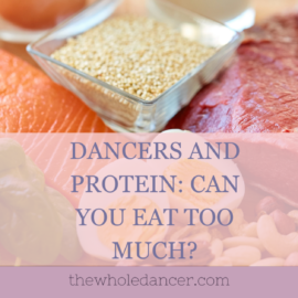 dancers and protein
