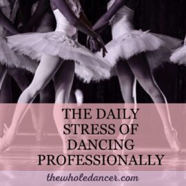 stress of dancing